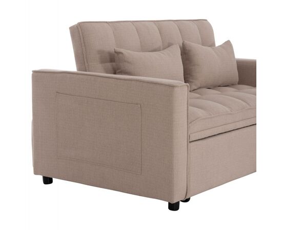 ΚΑΝΑΠΕΣ ΚΡΕΒΑΤΙ 2-ΘΕΣΙΟΣ BORG HM3289.03 ΜΠΕΖ ΥΦΑΣΜΑ 140x75x89Υεκ - ΚΑΝΑΠΕΔΕΣ-ΣΑΛΟΝΙΑ στο Milonadakis.gr