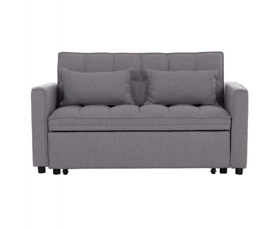 ΚΑΝΑΠΕΣ ΚΡΕΒΑΤΙ 2-ΘΕΣΙΟΣ BORG HM3289.11 ΓΚΡΙ ΥΦΑΣΜΑ 140x75x89Υεκ - ΚΑΝΑΠΕΔΕΣ-ΣΑΛΟΝΙΑ στο Milonadakis.gr