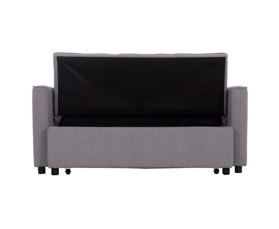 ΚΑΝΑΠΕΣ ΚΡΕΒΑΤΙ 2-ΘΕΣΙΟΣ BORG HM3289.11 ΓΚΡΙ ΥΦΑΣΜΑ 140x75x89Υεκ - ΚΑΝΑΠΕΔΕΣ-ΣΑΛΟΝΙΑ στο Milonadakis.gr