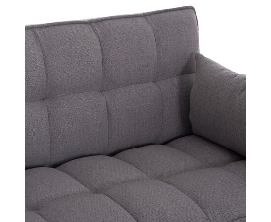 ΚΑΝΑΠΕΣ ΚΡΕΒΑΤΙ 2-ΘΕΣΙΟΣ BORG HM3289.11 ΓΚΡΙ ΥΦΑΣΜΑ 140x75x89Υεκ - ΚΑΝΑΠΕΔΕΣ-ΣΑΛΟΝΙΑ στο Milonadakis.gr