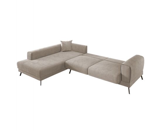 ΚΑΝΑΠΕΣ ΚΡΕΒΑΤΙ ΑΡΙΣΤΕΡΗ ΓΩΝΙΑ ZENORA HM3337.03L ΜΠΕΖ ΥΦΑΣΜΑ 304x212x80Υεκ - ΚΑΝΑΠΕΔΕΣ-ΣΑΛΟΝΙΑ στο Milonadakis.gr