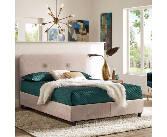 ΚΡΕΒΑΤΙ HM637.22 DOLORES ΜΠΕΖ ΥΦΑΣΜΑ τ.NUBUCK, 150x200 εκ. - ΚΡΕΒΑΤΙΑ στο Milonadakis.gr