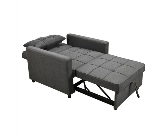 ΠΟΛΥΘΡΟΝΑ-ΚΡΕΒΑΤΙ MERO HM3306.01 ΓΚΡΙ ΥΦΑΣΜΑ 98x85x88Υεκ. - ΠΟΛΥΘΡΟΝΕΣ ΚΡΕΒΑΤΙ στο Milonadakis.gr