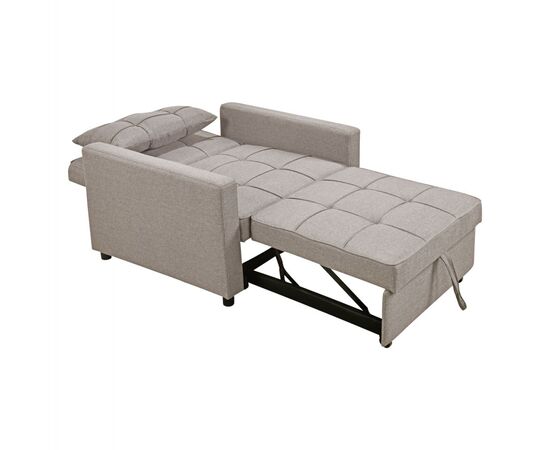 ΠΟΛΥΘΡΟΝΑ-ΚΡΕΒΑΤΙ MERO HM3306.03 ΜΠΕΖ ΥΦΑΣΜΑ 98x85x88Υεκ. - ΠΟΛΥΘΡΟΝΕΣ ΚΡΕΒΑΤΙ στο Milonadakis.gr