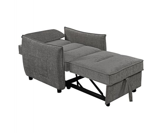 ΠΟΛΥΘΡΟΝΑ-ΚΡΕΒΑΤΙ ORYN HM3307.01 ΓΚΡΙ ΥΦΑΣΜΑ 89x85x84Υεκ. - ΠΟΛΥΘΡΟΝΕΣ ΚΡΕΒΑΤΙ στο Milonadakis.gr