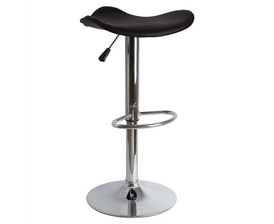 ΣΚΑΜΠΩ ΜΠΑΡ GANNA HM201.01 ΜΑΥΡΟ ΤΕΧΝΟΔΕΡΜΑ ΜΕ ΑΜΟΡΤΙΣΕΡ 45χ45χ82 - ΣΚΑΜΠΟ ΜΠΑΡ στο Milonadakis.gr