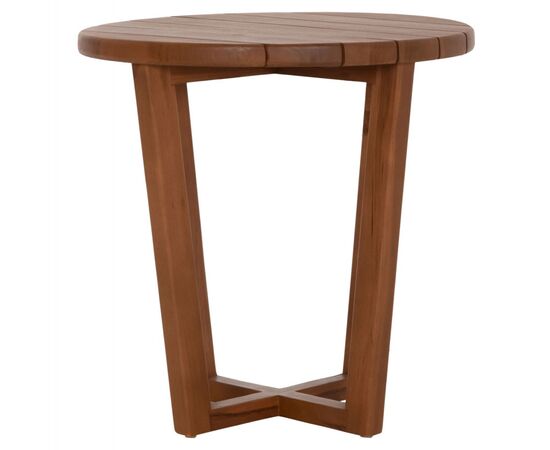 ΤΡΑΠΕΖΙ ΜΕΣΗΣ ΣΤΡΟΓΓΥΛΟ KOLIN HM6629 ΞΥΛΟ TEAK ΣΕ ΦΥΣΙΚΟ Φ65x65Υεκ. - ΤΡΑΠΕΖΙΑ ΕΞ. ΧΩΡΟΥ στο Milonadakis.gr