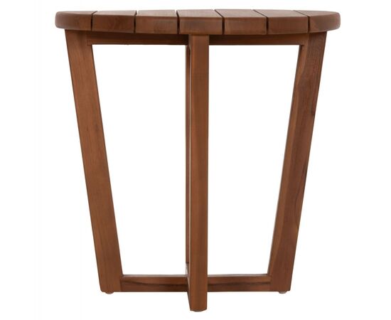 ΤΡΑΠΕΖΙ ΜΕΣΗΣ ΣΤΡΟΓΓΥΛΟ KOLIN HM6629 ΞΥΛΟ TEAK ΣΕ ΦΥΣΙΚΟ Φ65x65Υεκ. - ΤΡΑΠΕΖΙΑ ΕΞ. ΧΩΡΟΥ στο Milonadakis.gr