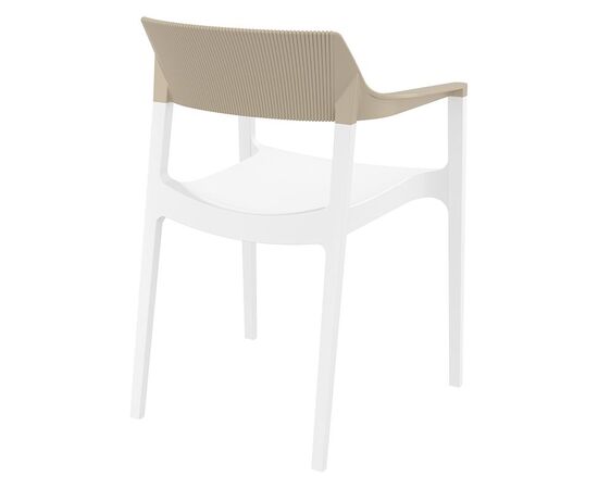 TULUM WHITE/TAUPE ΠΟΛΥΘΡΟΝΑ ΠΟΛ/ΝΙΟΥ 55X52X79εκ. - ΚΑΡΕΚΛΕΣ - ΠΟΛΥΘΡΟΝΕΣ στο Milonadakis.gr