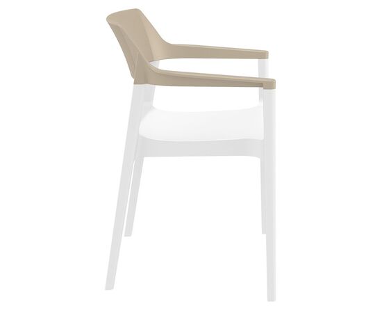 TULUM WHITE/TAUPE ΠΟΛΥΘΡΟΝΑ ΠΟΛ/ΝΙΟΥ 55X52X79εκ. - ΚΑΡΕΚΛΕΣ - ΠΟΛΥΘΡΟΝΕΣ στο Milonadakis.gr