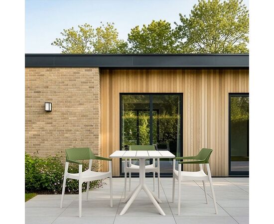 TULUM WHITE/OLIVE GREEN ΠΟΛΥΘΡΟΝΑ ΠΟΛ/ΝΙΟΥ 55X52X79εκ. - ΚΑΡΕΚΛΕΣ - ΠΟΛΥΘΡΟΝΕΣ στο Milonadakis.gr