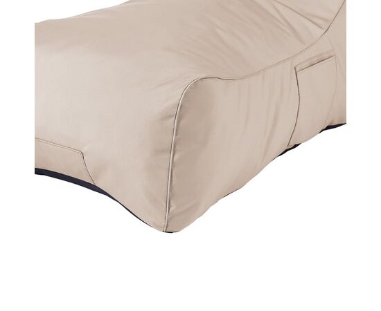 Πουφ ξαπλώστρα Otenda pakoworld αδιάβροχο σε μπεζ απόχρωση 67x110x65εκ - ΠΟΥΦ στο Milonadakis.gr