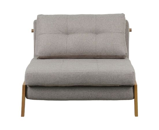 Πολυθρόνα-κρεβάτι Fancy pakoworld ύφασμα σε μπεζ απόχρωση με φυσικό πόδι 95x98x70εκ - ΚΑΡΕΚΛΕΣ - ΠΟΛΥΘΡΟΝΕΣ ΕΣ. στο Milonadakis.gr