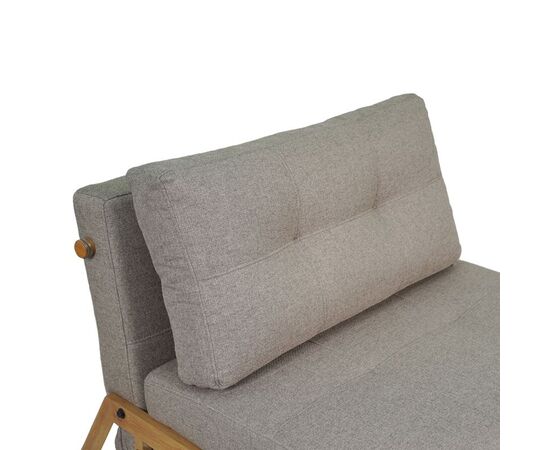 Πολυθρόνα-κρεβάτι Fancy pakoworld ύφασμα σε μπεζ απόχρωση με φυσικό πόδι 95x98x70εκ - ΚΑΡΕΚΛΕΣ - ΠΟΛΥΘΡΟΝΕΣ ΕΣ. στο Milonadakis.gr