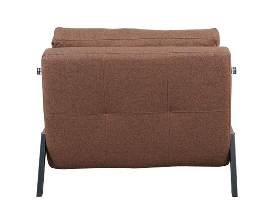 Πολυθρόνα-κρεβάτι Fancy pakoworld ύφασμα σε απόχρωση καφέ με μαύρο πόδι 95x98x70εκ - ΚΑΡΕΚΛΕΣ - ΠΟΛΥΘΡΟΝΕΣ ΕΣ. στο Milonadakis.gr