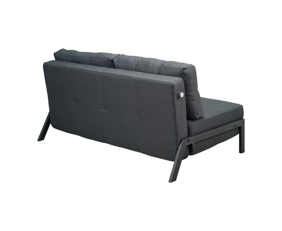 Καναπές 2θέσιος-κρεβάτι Fancy pakoworld ύφασμα σε ανθρακί απόχρωση με μαύρο πόδι 150x92x77εκ - ΚΑΝΑΠΕΔΕΣ-ΣΑΛΟΝΙΑ στο Milonadakis.gr