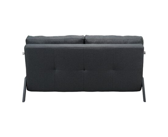 Καναπές 2θέσιος-κρεβάτι Fancy pakoworld ύφασμα σε ανθρακί απόχρωση με μαύρο πόδι 150x92x77εκ - ΚΑΝΑΠΕΔΕΣ-ΣΑΛΟΝΙΑ στο Milonadakis.gr