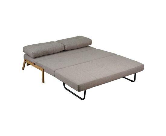 Καναπές 2θέσιος-κρεβάτι Fancy pakoworld ύφασμα σε μπεζ απόχρωση με φυσικό πόδι 150x92x77εκ - ΚΑΝΑΠΕΔΕΣ-ΣΑΛΟΝΙΑ στο Milonadakis.gr