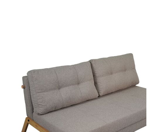 Καναπές 2θέσιος-κρεβάτι Fancy pakoworld ύφασμα σε μπεζ απόχρωση με φυσικό πόδι 150x92x77εκ - ΚΑΝΑΠΕΔΕΣ-ΣΑΛΟΝΙΑ στο Milonadakis.gr