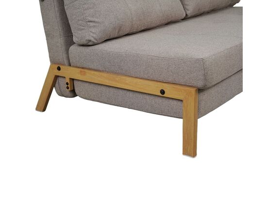 Καναπές 2θέσιος-κρεβάτι Fancy pakoworld ύφασμα σε μπεζ απόχρωση με φυσικό πόδι 150x92x77εκ - ΚΑΝΑΠΕΔΕΣ-ΣΑΛΟΝΙΑ στο Milonadakis.gr