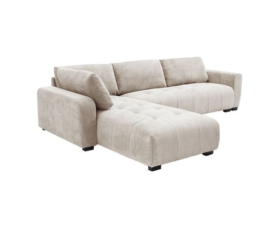 Γωνιακός καναπές Gianco pakoworld αναστρέψιμος ύφασμα μπεζ 298x208x85εκ - ΚΑΝΑΠΕΔΕΣ-ΣΑΛΟΝΙΑ στο Milonadakis.gr