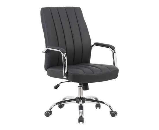 Καρέκλα γραφείου διευθυντή Mido pakoworld pu μαύρο 58x71x100-106εκ - ΚΑΡΕΚΛΕΣ ΓΡΑΦΕΙΟΥ στο Milonadakis.gr