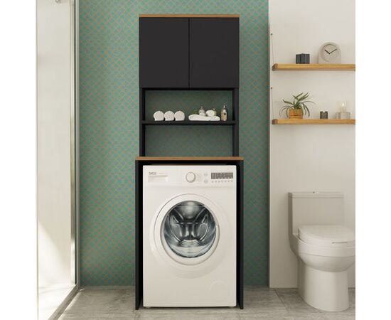 Έπιπλο πλυντηρίου Rano pakoworld ανθρακί-sonoma 65x60x184εκ - ΟΡΓΑΝΩΣΗ ΣΠΙΤΙΟΥ στο Milonadakis.gr