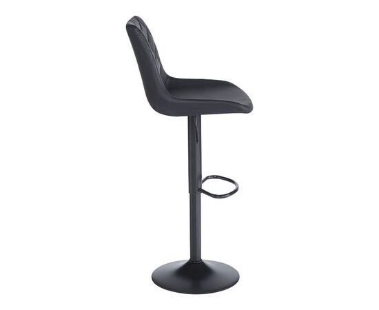 Σκαμπό μπαρ Libra pakoworld pu-μέταλλο σε μαύρη απόχρωση 49x55x115εκ - ΣΚΑΜΠΟ ΜΠΑΡ στο Milonadakis.gr