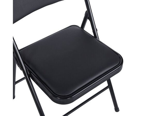 Καρέκλα Niro pakoworld πτυσσόμενη pu-μέταλλο σε μαύρη απόχρωση 46x46x79εκ - ΚΑΡΕΚΛΕΣ - ΠΟΛΥΘΡΟΝΕΣ ΕΣ. στο Milonadakis.gr