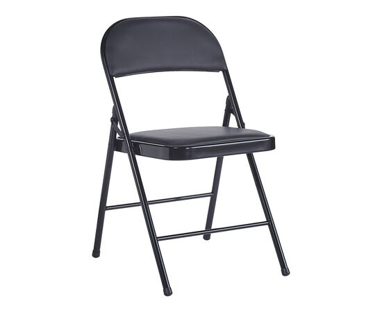 Καρέκλα Niro pakoworld πτυσσόμενη pu-μέταλλο σε μαύρη απόχρωση 46x46x79εκ - ΚΑΡΕΚΛΕΣ - ΠΟΛΥΘΡΟΝΕΣ ΕΣ. στο Milonadakis.gr