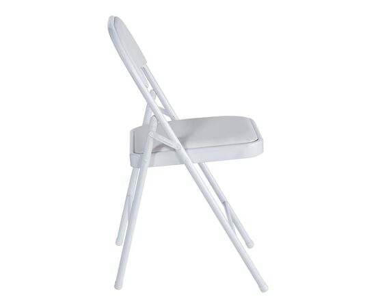 Καρέκλα Niro pakoworld πτυσσόμενη pu-μέταλλο σε λευκή απόχρωση 46x46x79εκ - ΚΑΡΕΚΛΕΣ - ΠΟΛΥΘΡΟΝΕΣ ΕΣ. στο Milonadakis.gr
