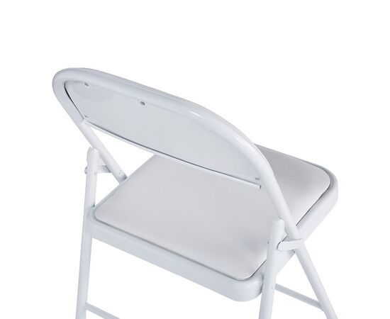 Καρέκλα Niro pakoworld πτυσσόμενη pu-μέταλλο σε λευκή απόχρωση 46x46x79εκ - ΚΑΡΕΚΛΕΣ - ΠΟΛΥΘΡΟΝΕΣ ΕΣ. στο Milonadakis.gr