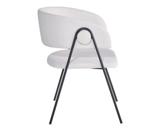 Πολυθρόνα Rachele I pakoworld μπεζ ύφασμα-πόδι μαύρο μέταλλο 52x65x79εκ - ΚΑΡΕΚΛΕΣ - ΠΟΛΥΘΡΟΝΕΣ ΕΣ. στο Milonadakis.gr