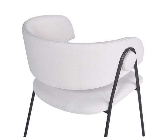 Πολυθρόνα Rachele I pakoworld μπεζ ύφασμα-πόδι μαύρο μέταλλο 52x65x79εκ - ΚΑΡΕΚΛΕΣ - ΠΟΛΥΘΡΟΝΕΣ ΕΣ. στο Milonadakis.gr