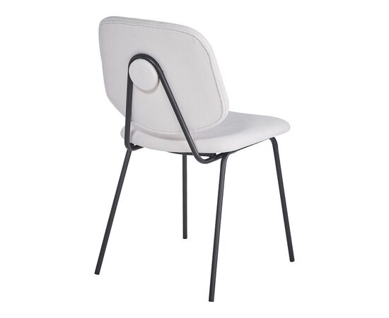 Καρέκλα Pietro I pakoworld μπεζ ύφασμα-πόδι μαύρο μέταλλο 45x55x82.5εκ - ΚΑΡΕΚΛΕΣ - ΠΟΛΥΘΡΟΝΕΣ ΕΣ. στο Milonadakis.gr