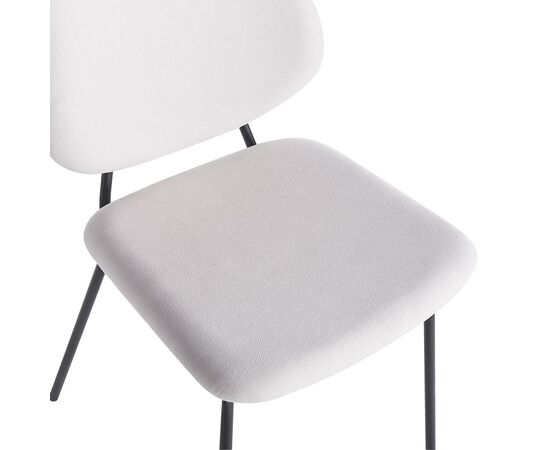 Καρέκλα Pietro I pakoworld μπεζ ύφασμα-πόδι μαύρο μέταλλο 45x55x82.5εκ - ΚΑΡΕΚΛΕΣ - ΠΟΛΥΘΡΟΝΕΣ ΕΣ. στο Milonadakis.gr