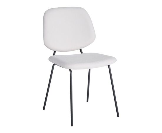 Καρέκλα Pietro I pakoworld μπεζ ύφασμα-πόδι μαύρο μέταλλο 45x55x82.5εκ - ΚΑΡΕΚΛΕΣ - ΠΟΛΥΘΡΟΝΕΣ ΕΣ. στο Milonadakis.gr