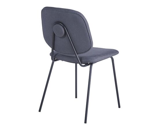 Καρέκλα Pietro I pakoworld ανθρακί ύφασμα-πόδι μαύρο μέταλλο 45x55x82.5εκ - ΚΑΡΕΚΛΕΣ - ΠΟΛΥΘΡΟΝΕΣ ΕΣ. στο Milonadakis.gr