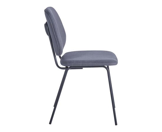 Καρέκλα Pietro I pakoworld ανθρακί ύφασμα-πόδι μαύρο μέταλλο 45x55x82.5εκ - ΚΑΡΕΚΛΕΣ - ΠΟΛΥΘΡΟΝΕΣ ΕΣ. στο Milonadakis.gr