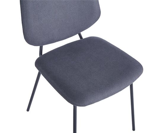 Καρέκλα Pietro I pakoworld ανθρακί ύφασμα-πόδι μαύρο μέταλλο 45x55x82.5εκ - ΚΑΡΕΚΛΕΣ - ΠΟΛΥΘΡΟΝΕΣ ΕΣ. στο Milonadakis.gr