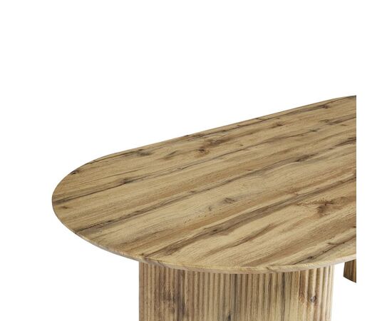 Τραπέζι Nembou pakoworld mdf σε oak απόχρωση 210x100x76εκ - ΤΡΑΠΕΖΙΑ ΚΟΥΖΙΝΑΣ στο Milonadakis.gr