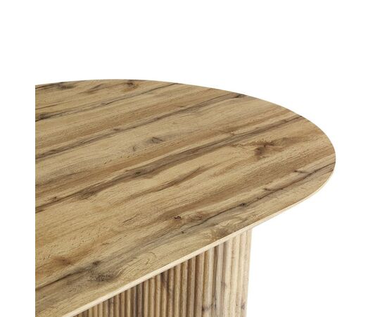 Τραπέζι Nembou pakoworld mdf σε oak απόχρωση 210x100x76εκ - ΤΡΑΠΕΖΙΑ ΚΟΥΖΙΝΑΣ στο Milonadakis.gr