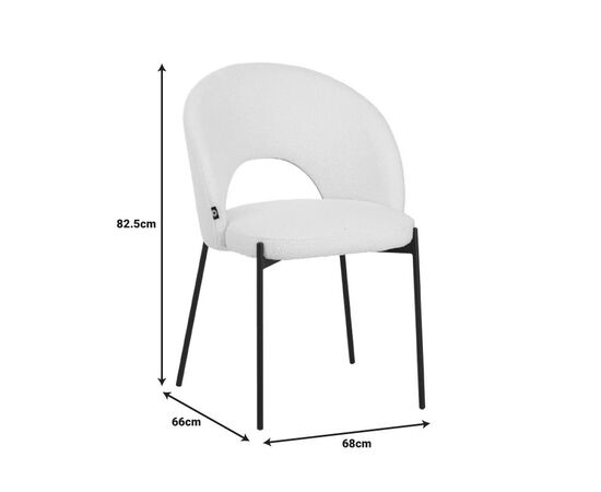 Τραπεζαρία με Καρέκλες Masebo Λευκή και Τραπέζι Orbital Μαύρο Φ120x76εκ Σετ 5τεμ - ΤΡΑΠΕΖΑΡΙΕΣ στο Milonadakis.gr