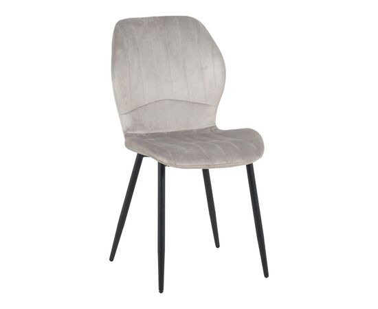 Τραπεζαρία με Καρέκλες Jelour Γκρι και Τραπέζι Donda Μαύρο Φ100x76 Σετ 5τεμ - ΤΡΑΠΕΖΑΡΙΕΣ στο Milonadakis.gr