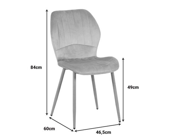 Τραπεζαρία με Καρέκλες Jelour Γκρι και Τραπέζι Donda Μαύρο Φ100x76 Σετ 5τεμ - ΤΡΑΠΕΖΑΡΙΕΣ στο Milonadakis.gr