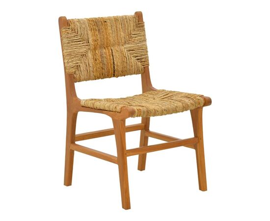 Καρέκλα Refane pakoworld σκελετός teak ξύλο με ψάθα σε φυσική απόχρωση 50x58x85εκ - ΚΑΡΕΚΛΕΣ - ΠΟΛΥΘΡΟΝΕΣ ΕΣ. στο Milonadakis.gr