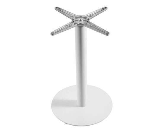 Βάση τραπεζιού Jefry pakoworld μεταλλική σε λευκή απόχρωση Φ48x73εκ - ΒΑΣΕΙΣ ΤΡΑΠΕΖΙΩΝ στο Milonadakis.gr