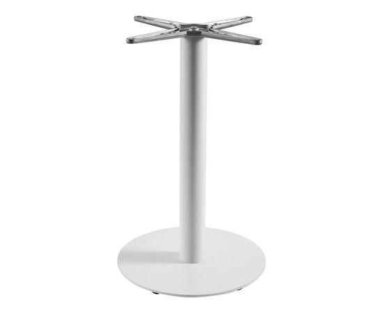 Βάση τραπεζιού Jefry pakoworld μεταλλική σε λευκή απόχρωση Φ48x73εκ - ΒΑΣΕΙΣ ΤΡΑΠΕΖΙΩΝ στο Milonadakis.gr