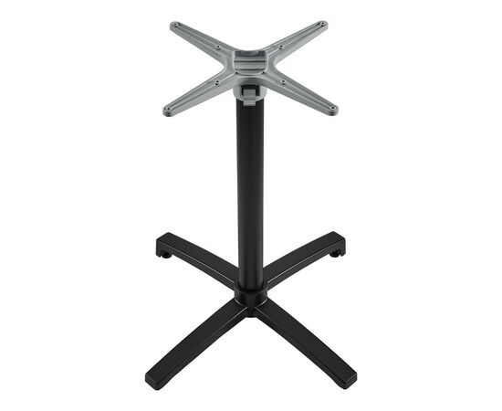 Βάση τραπεζιού Levo pakoworld μεταλλική σε μαύρη απόχρωση 69x69x73εκ - ΒΑΣΕΙΣ ΤΡΑΠΕΖΙΩΝ στο Milonadakis.gr