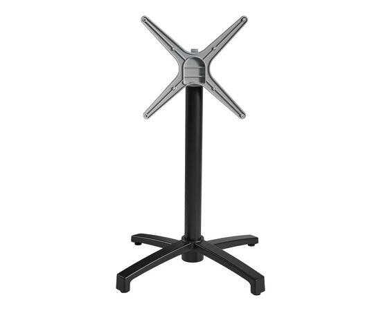 Βάση τραπεζιού Levo pakoworld μεταλλική σε μαύρη απόχρωση 69x69x73εκ - ΒΑΣΕΙΣ ΤΡΑΠΕΖΙΩΝ στο Milonadakis.gr